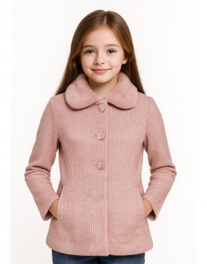 Girls Coat  Rose Pink
